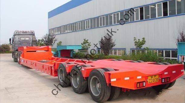 Extendable Low Bed Semi Trailer