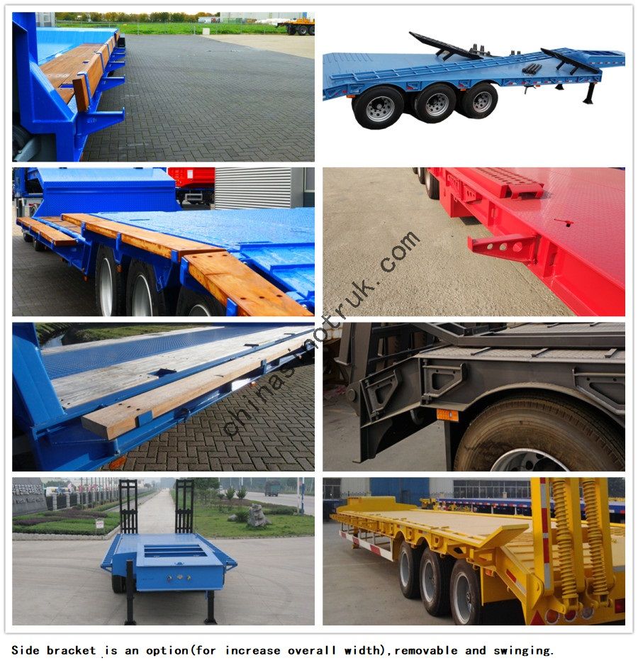 4 Axle Low Bed Semi Trailer