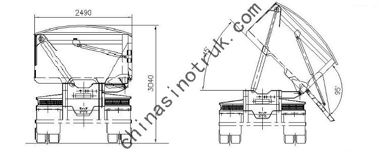 Side Tipper Semi Trailer