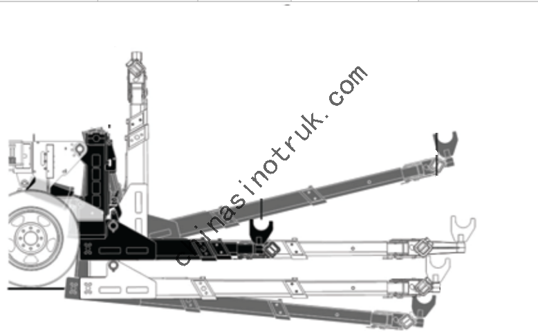 SINOTRUK 8X4 Heavy Duty Rotator Wrecker Truck